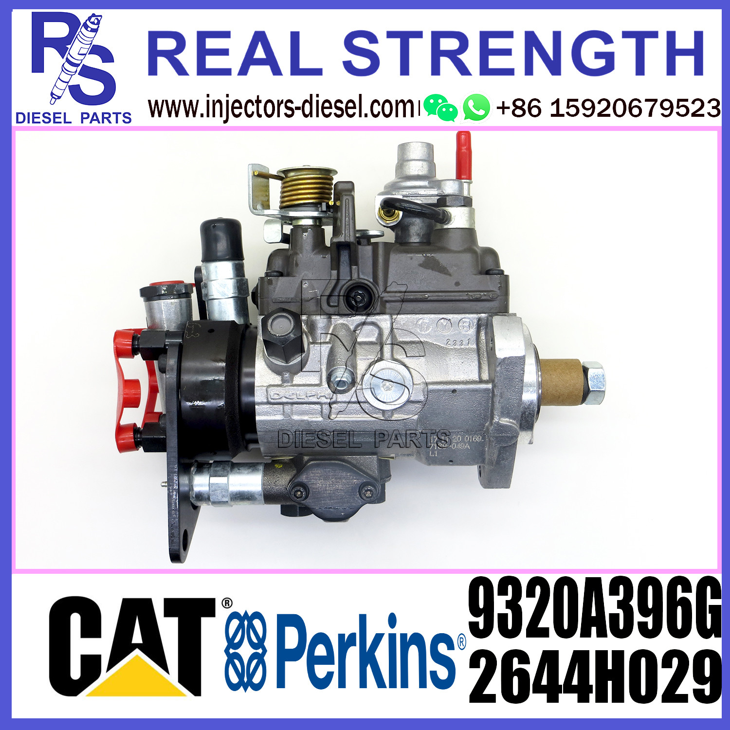 4 Cylinder DP210 Engine Diesel Fuel Pump 9320A390G 9320A391G 9320A396G 9320A399G 2644H029 2644H041 for PERKINS VISTA 4T