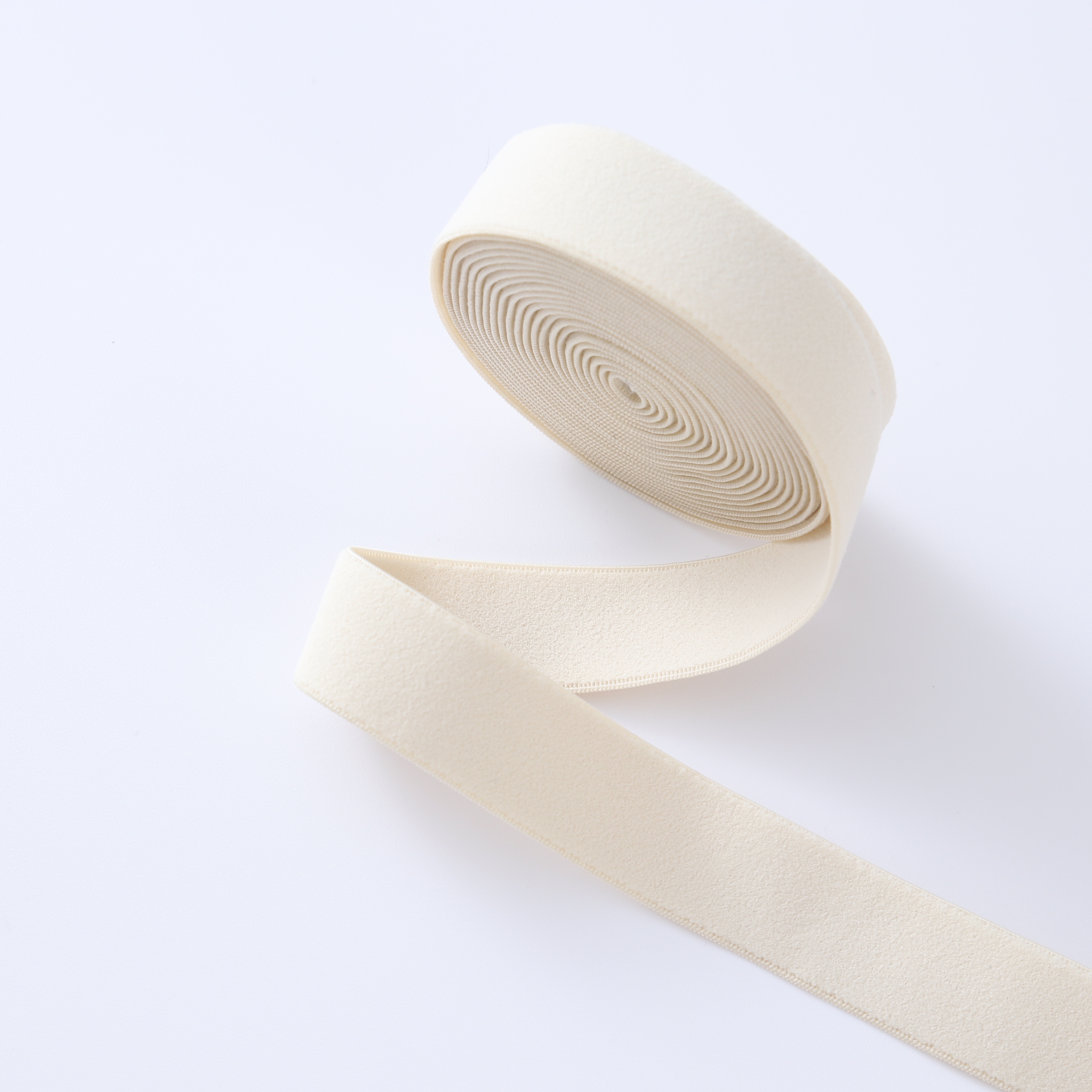 Custom Logo plush nylon elastic Spandex Bra shoulder Band webbing strap tape for Swimwear underwear bra
