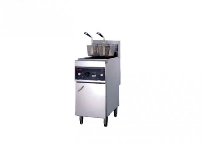 2 Basket 28L 400mm Stainless Steel Cooking Equipment