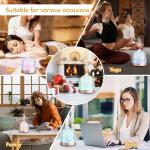 Glass Water Tank And Glass Cover Aroma Diffuser With Led Light▕ DN-851