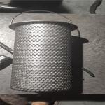 Round Hole Punching 65mm Stainless Steel Filter Element Tube