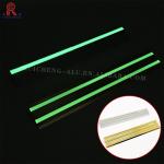 Luminous 6063 Aluminium Staircase Nosing Anti Slip Ceramic Protector Gold Edging