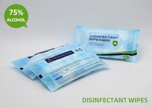 Quality Portable Alcohol Disinfecting Hand Sanitizing Wet Wipes Kill 99.9 Germs wholesale