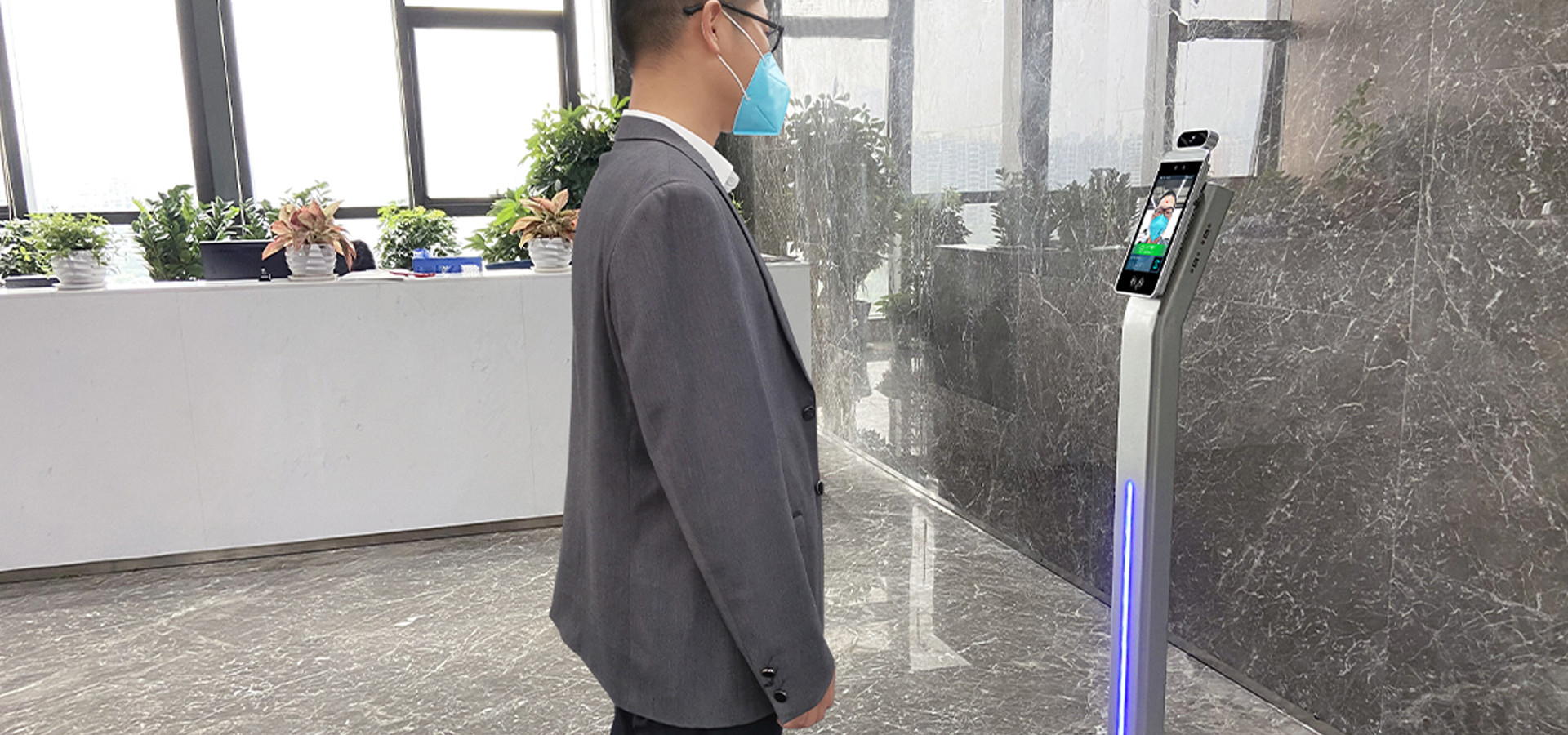 AI face recognition camera/face recognition alarm system measurement terminal infrared thermometer non contact