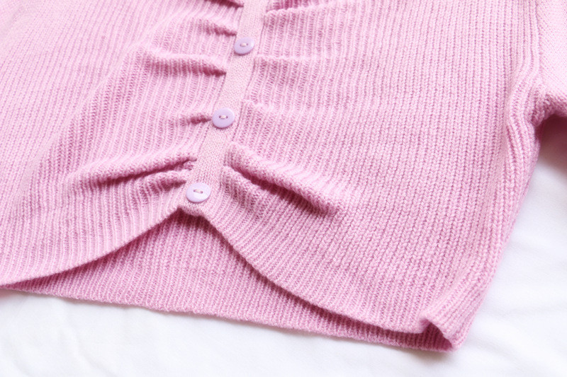 Autumn Long Sleeve Knitted Crop Top Sweater