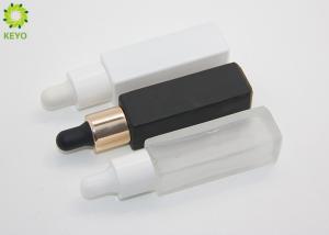 Quality Serum Cosmetic 10ml Glass Essential Oil Bottles With Dropper Lid wholesale