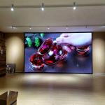 4mm P3.91 Indoor Full Color LED Screen Right Corner Column Video Wall Mounted