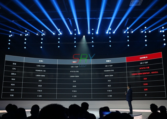 2.5mm Curved LED Screens Pixel Pitch All Format Stage Background LED Display