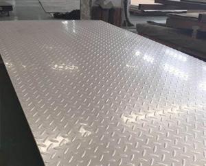 Quality 301 302 304 2b Chef Stainless Steel Checkered Sheet Diamond Stainless Checkered Plate wholesale