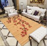 Crystal Velvet Bedroom Sofa Living Room Floor Carpet Noble Elegant New Chinese