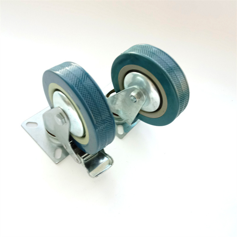 Light Duty 1Inch Office Chair Casters PU Wheels For Trolley