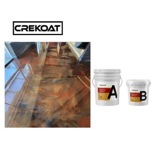 Quality Metallic Epoxy Resin Floor Coating Solvent Less Fast Curing wholesale