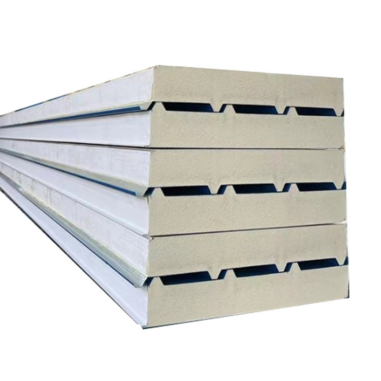 950mm Width Heat Insulation PU Roof Panel With Screw Connections PU Polyurethane Core