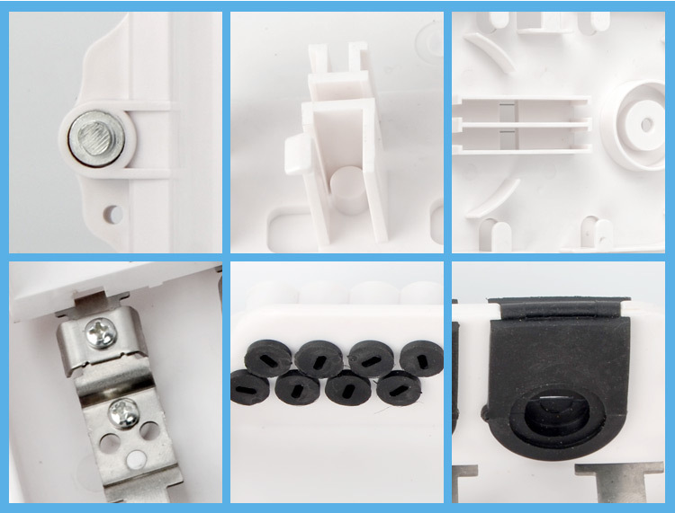 ABS 4Core 8Core 12Core 24Core 48Core Fiber Optic Splitter Terminal Box 12 Month