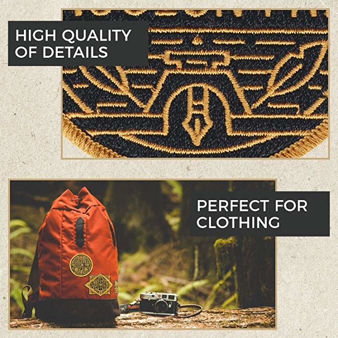 Woven Clothes Embroidered Cloth Badges Fabric Cloth Tag For Jeans