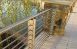 Safety Stainless Steel Railing Easy Installation With Round / Square Shape Post