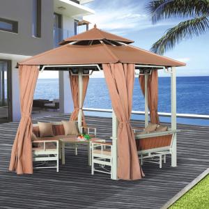 Quality China outdoor gazebo tent metal pavilion garden flowers Pavilion 1106 wholesale