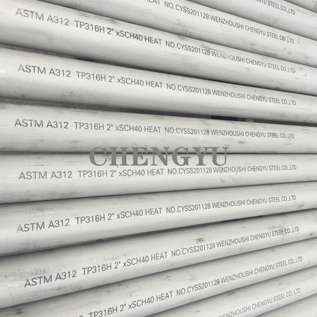 High Temperature Resistance 1.4301 Stainless Steel Seamless Pipe AISI 316H
