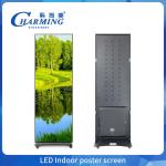 High Resolution Indoor Poster Advertising Led Screen Large Stand Digital
