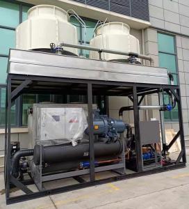 Quality 50 Ton Screw Industrial Chiller Integrated System Central HVAC Water Cooled wholesale