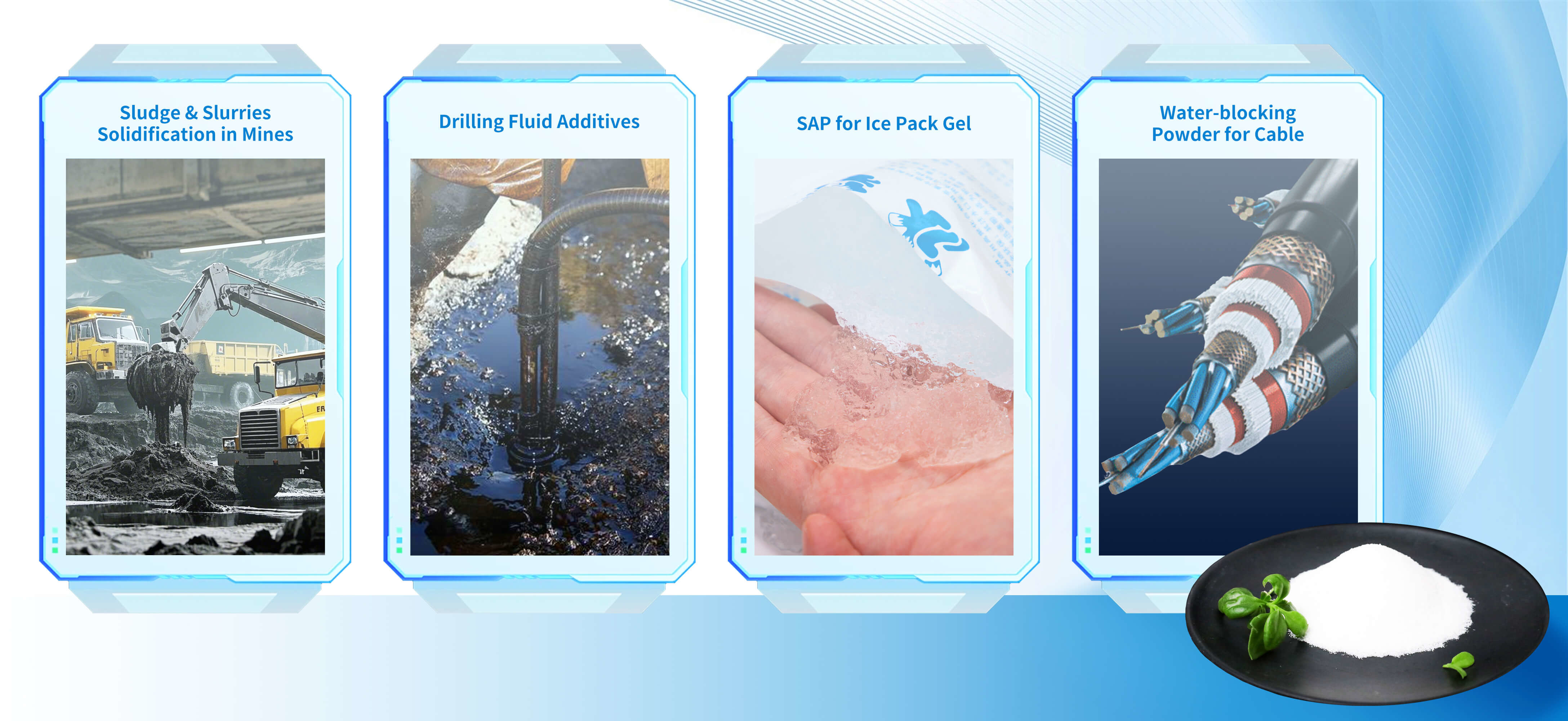 Environmentally Friendly Sap Super Absorbent Polymer 9003-04-7 Sap Sodium Polyacrylate