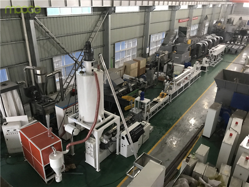 PLC Automated PET Strapping Line With Recycled Material Integration