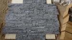 Black Culture Wall Cladding Granite Stacked Stone 1.5cm Thin