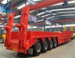 Manufacture 150 ton 4 Row 8 Axles Semi-Trailer for Heavy Duty Equipment