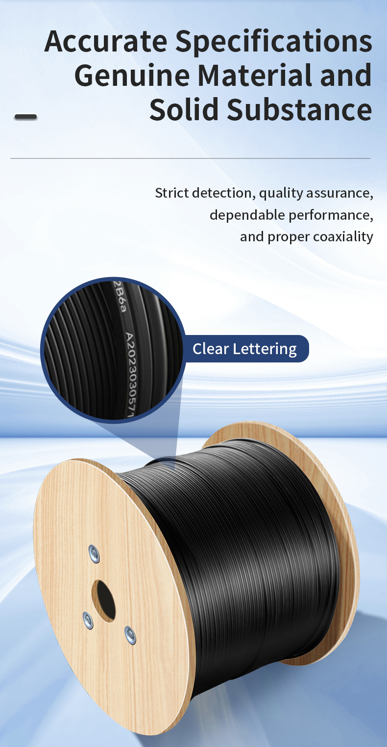 G657A LSZH Aerial Figure 8 Drop Indoor Outdoor Armored Fiber 2-4 Core