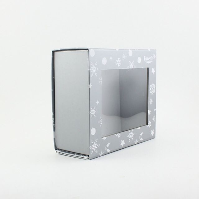 Eco Friendly Versatile Luxury Cardboard Boxes Custom With Clear Pvc Window