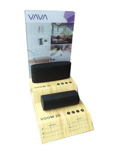 Quality Supermarket Counter Speaker Display Stands Multipurpose 2 Layers wholesale