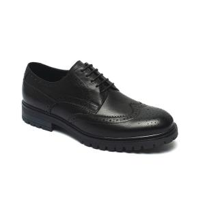 Quality Adult Anti Odor Breathable Black Lace Up Dress Shoes wholesale