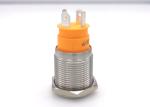 15A Momentary 19mm Stainless Anti Vandal Push Button Switch