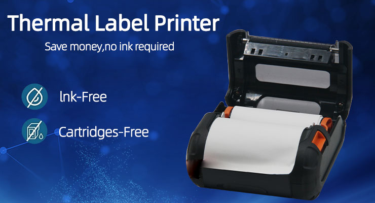 Portable Printer with USB Bluetooth Interface and 0.96 Inch OLED Display Private Mold