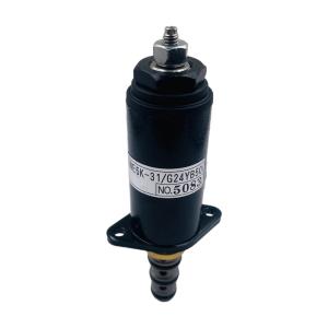 Quality STAR ZEBRA Excavator solenoid valve KWE5K-31/G24YB50 SK200-8 Solenoid Valve YN35V00051F1 wholesale