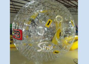 Quality Outdoor big snow rolling inflatable zorb ball for human bowling fun wholesale