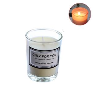 Quality Tapered Jar Soy Wax Candles , smokeless scented candles 80mm Size wholesale