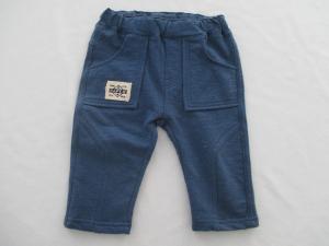 Quality Cotton French Terry Baby Boy Dress Pants Pocket Fake Crotch wholesale
