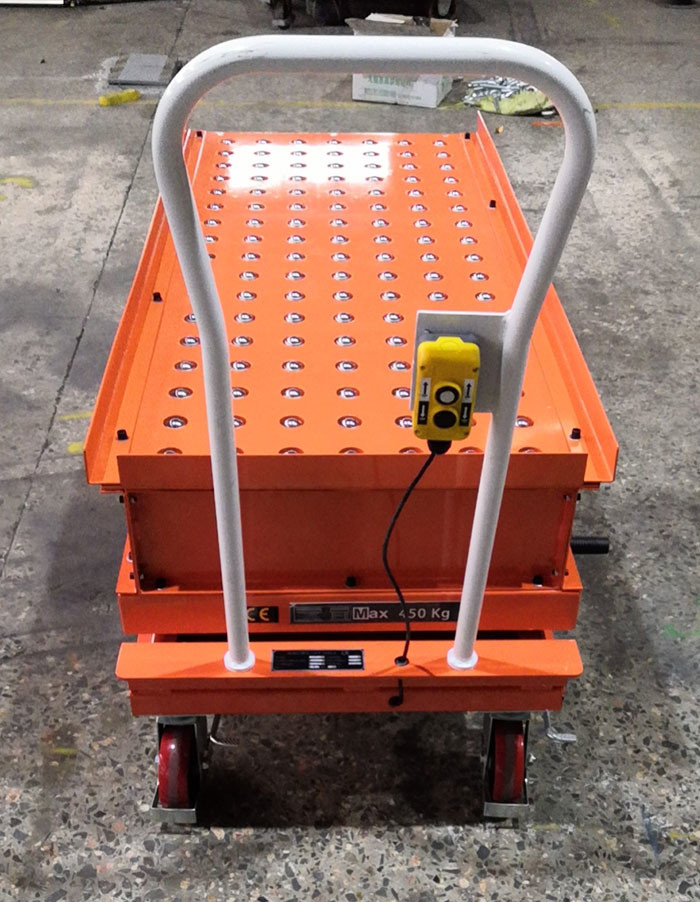 Ball Transfer 450kg Mobile Lift Tables Platform Truck