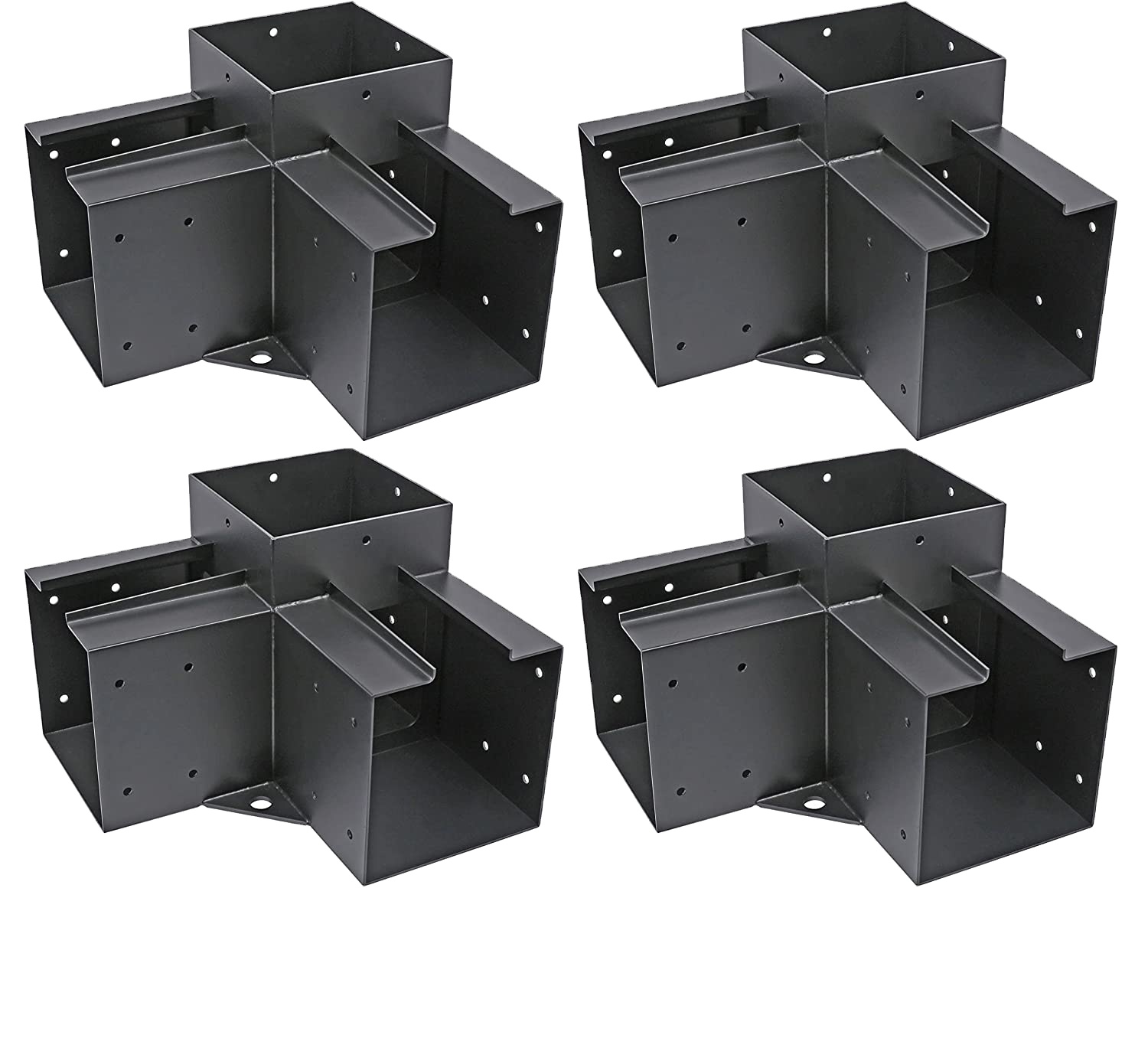 Easily Assembled Steel Pergola Kit Heavy-duty Corner Connector Brackets for Wood Stand