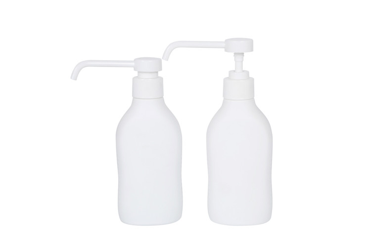 Matt White 200ml Hand Sanitizer Pump Bottle With Long Nozzle Spray Lotion Pump