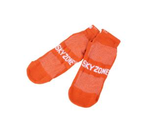 Quality Orange Sky Zone Trampoline Grip Socks / Polyester Anti - Skid Jump Socks For Trampolines wholesale