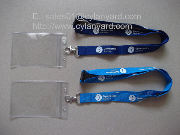 Blue Breakaway Clip Lanyards