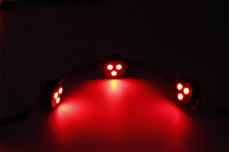 SMD3535 Chip Source IP67 RGB 25mm LED Point Light for Christmas Decoration