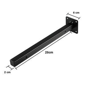 Quality Customized Packaging Heavy Duty Floating Shelf Brackets for Industrial Metal Shelving wholesale