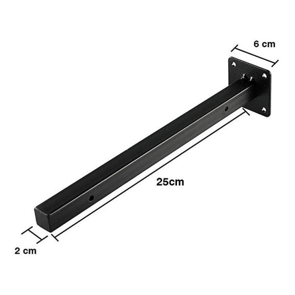 Customized Packaging Heavy Duty Floating Shelf Brackets for Industrial Metal