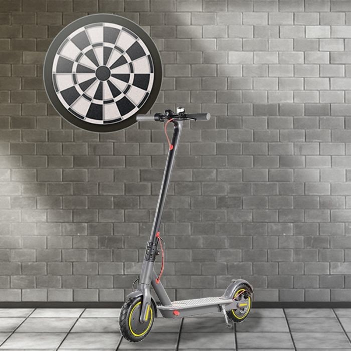 21km/H Aluminum Electric Scooter , 10 Inch Adult 2 Wheel Scooter
