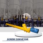 WAM SICOMA Stainless Steel And Carton Steel Spiral Screw Conveyor Vertical