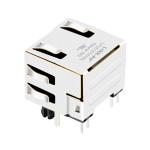 Amphenol RJHSE-5384 Compatible LINK-PP LPJE101AHNL 1X1 Port RJ45 Jack Without