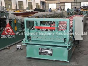 Quality Steel Cold Roll Forming Machine / Garage Corrugated Roof Sheeting Machine wholesale